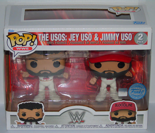 The Uso's Jey & Jimmy Uso Funko WWE Pop! Vinyl Figure Set