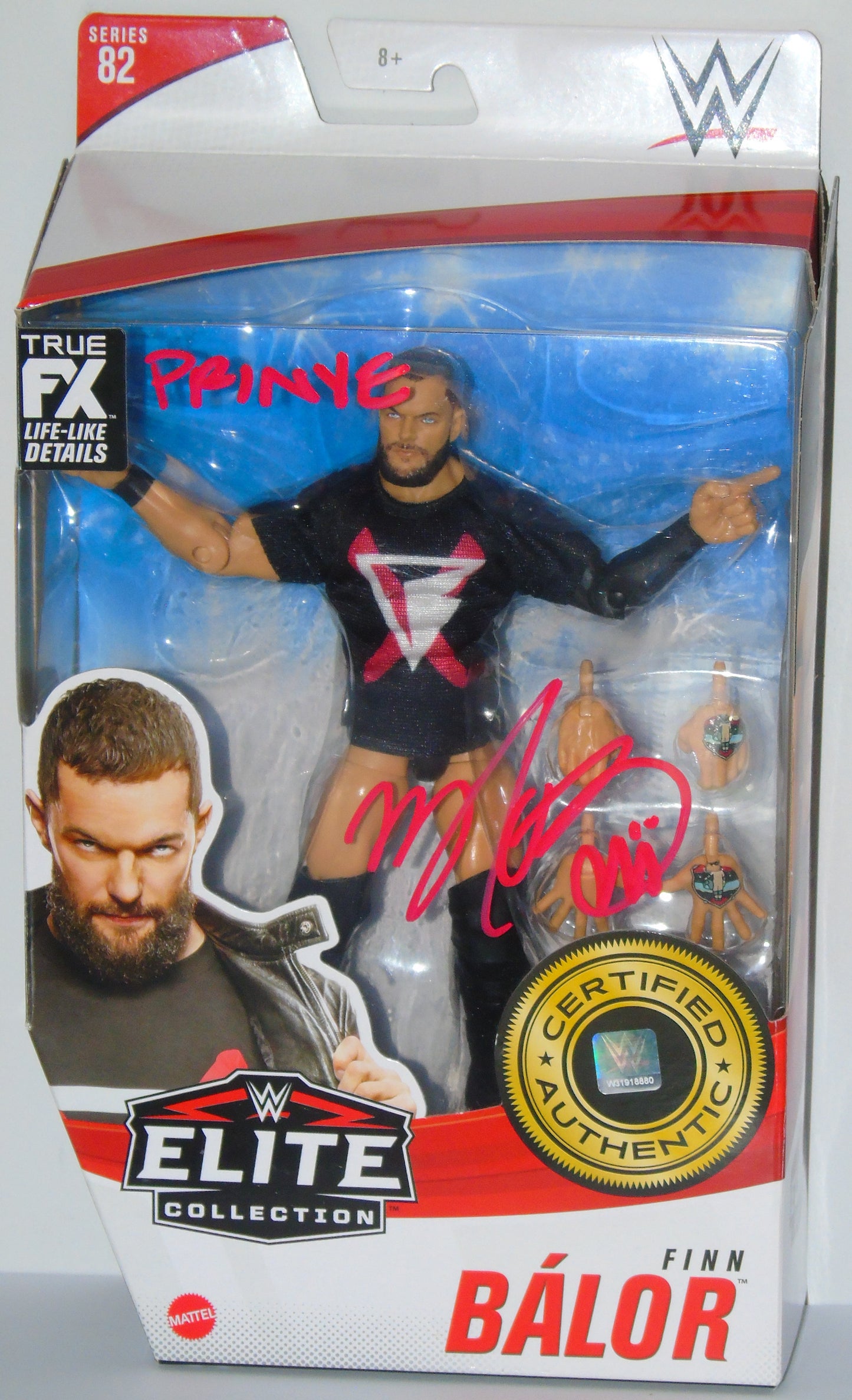 Finn Balor Mattel Elite Series 82 WWE Signed Figure