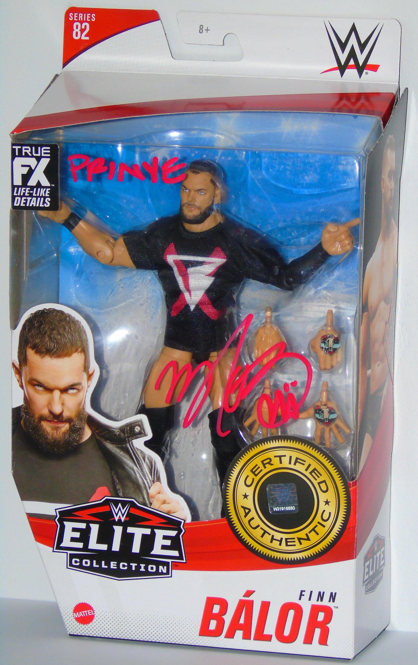 Finn Balor Mattel Elite Series 82 WWE Signed Figure