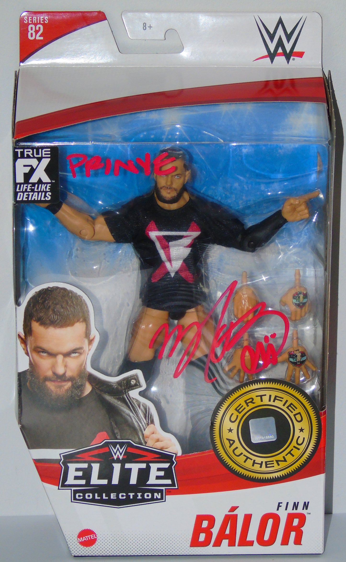 Finn Balor Mattel Elite Series 82 WWE Signed Figure