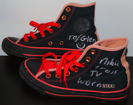 Nikki Cross TV Worn & Signed Converse Shoes