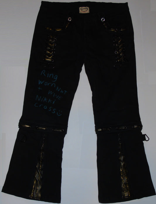 Ring Worn & Signed Nikki Cross NXT WWE Combat Trousers