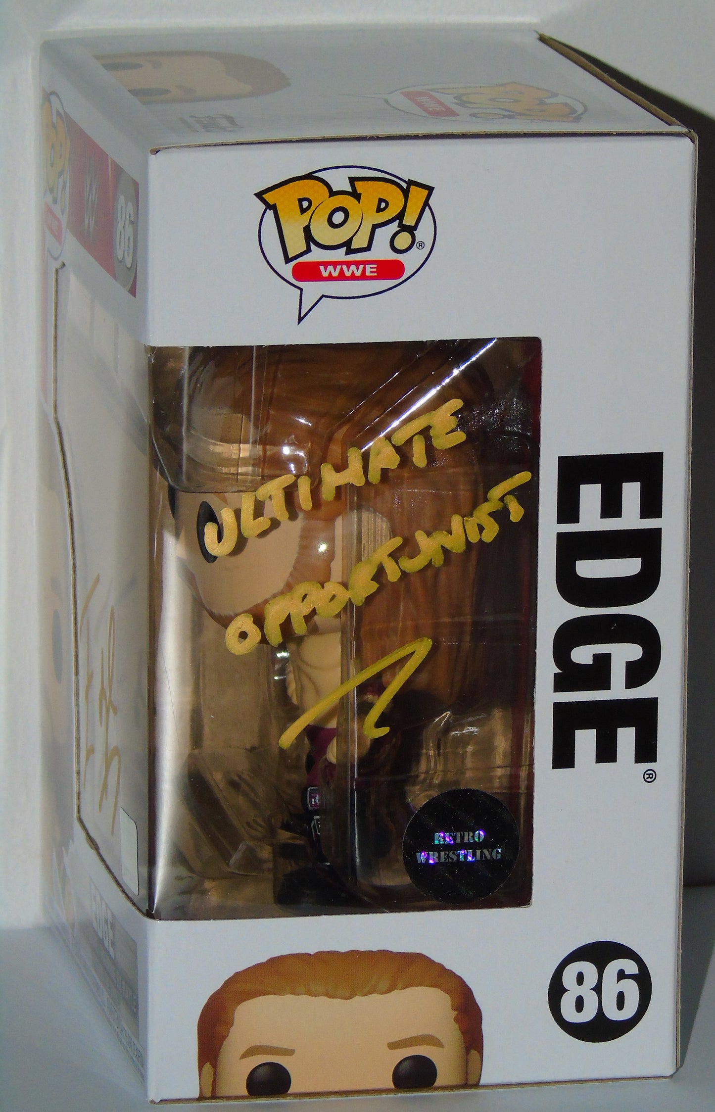 Edge Signed Funko WWE Wrestling Pop! Vinyl Figure