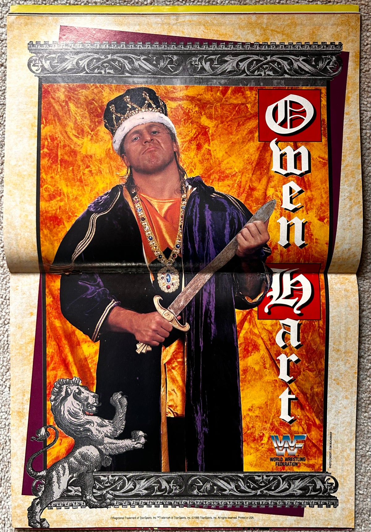 WWF Wrestling Germany Magazine July 1995 With Poster