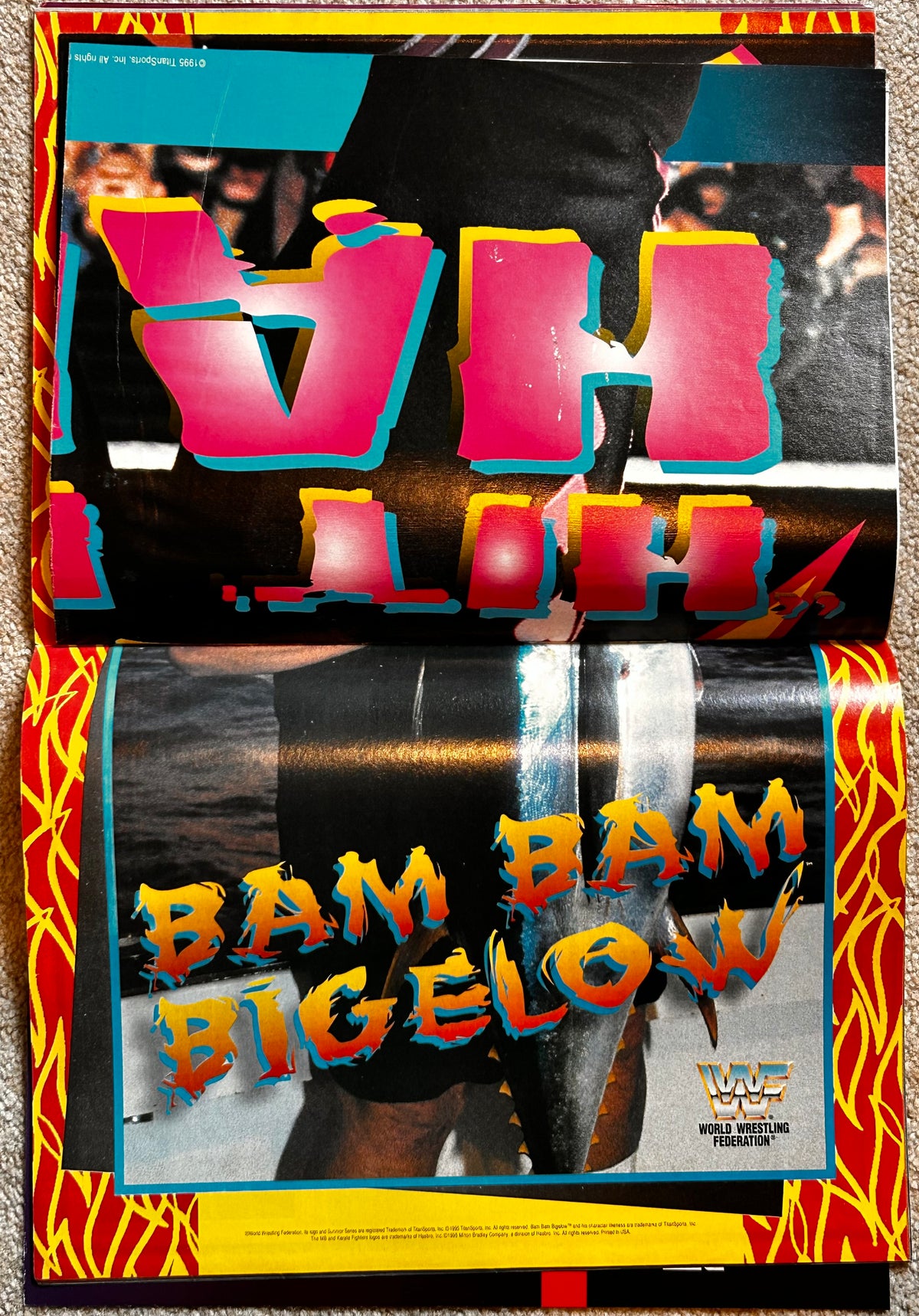 WWF Wrestling Germany Magazine November 1995 With Posters