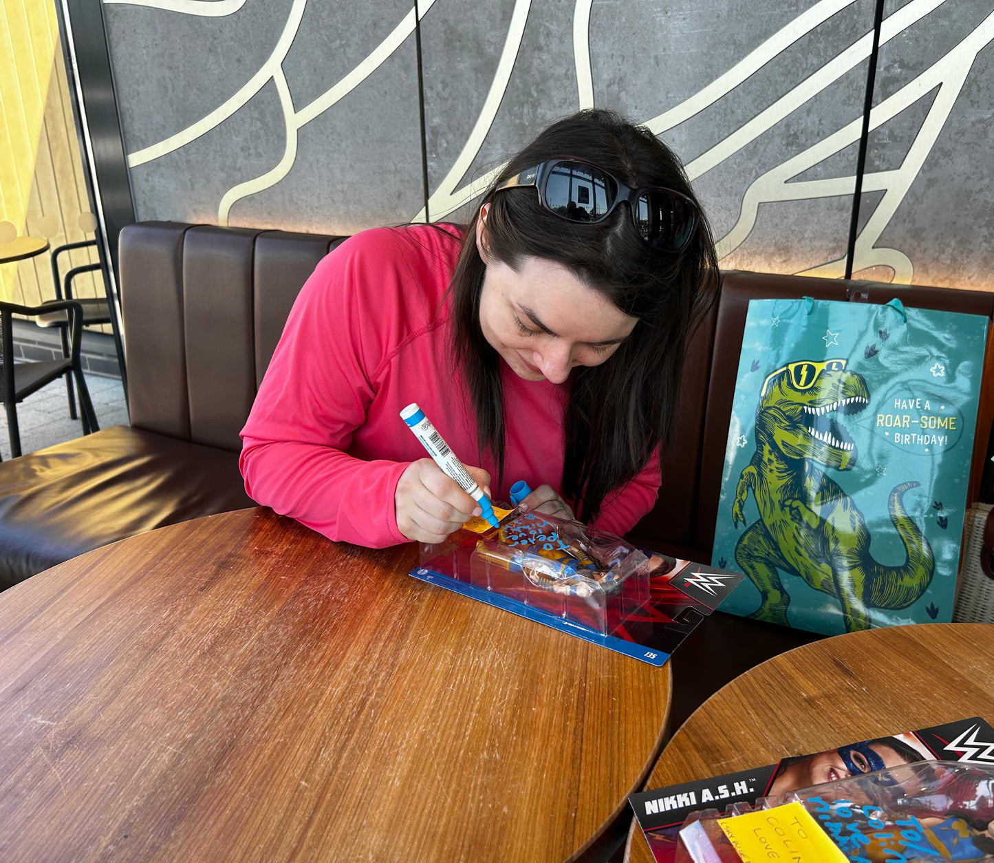 Nikki A.S.H Signed WWE Mattel Series 135 Figure