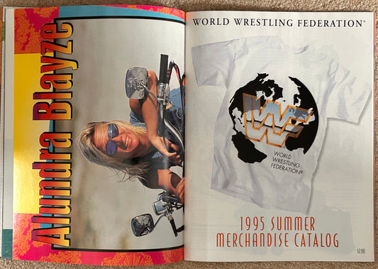 WWF Magazine August 1995 w/Poster