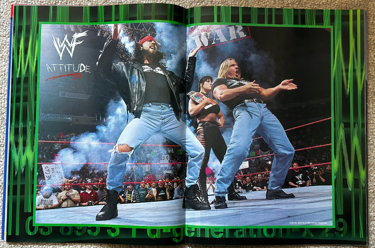 WWF Wrestling Magazine July 1998 w/Poster