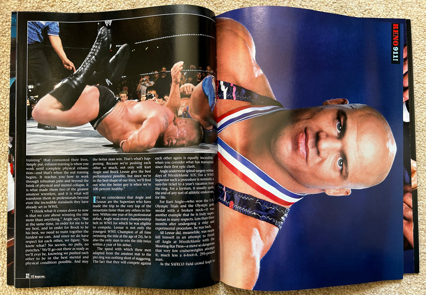 WWE Magazine August 2003