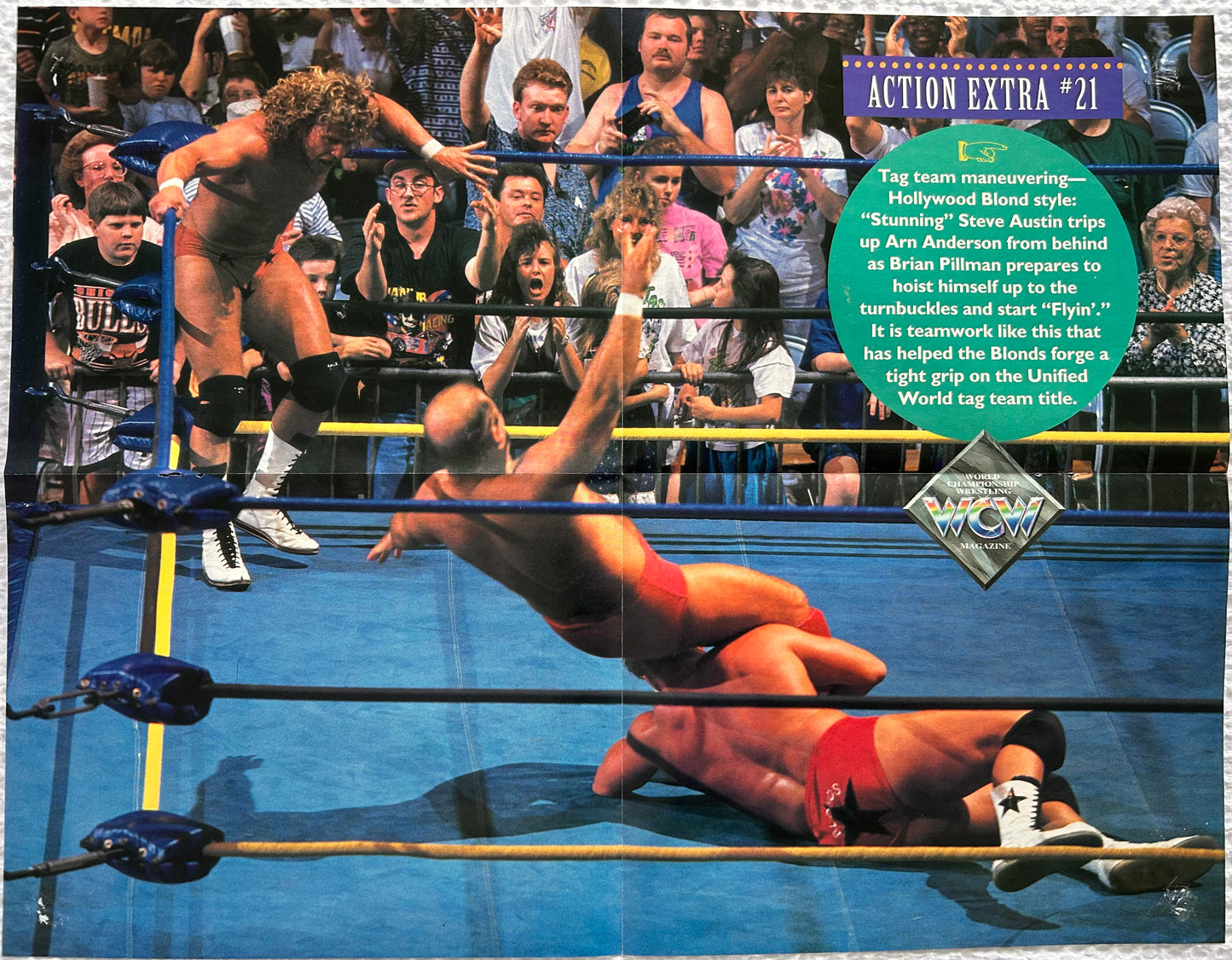 WCW Magazine September 1993 w/Poster