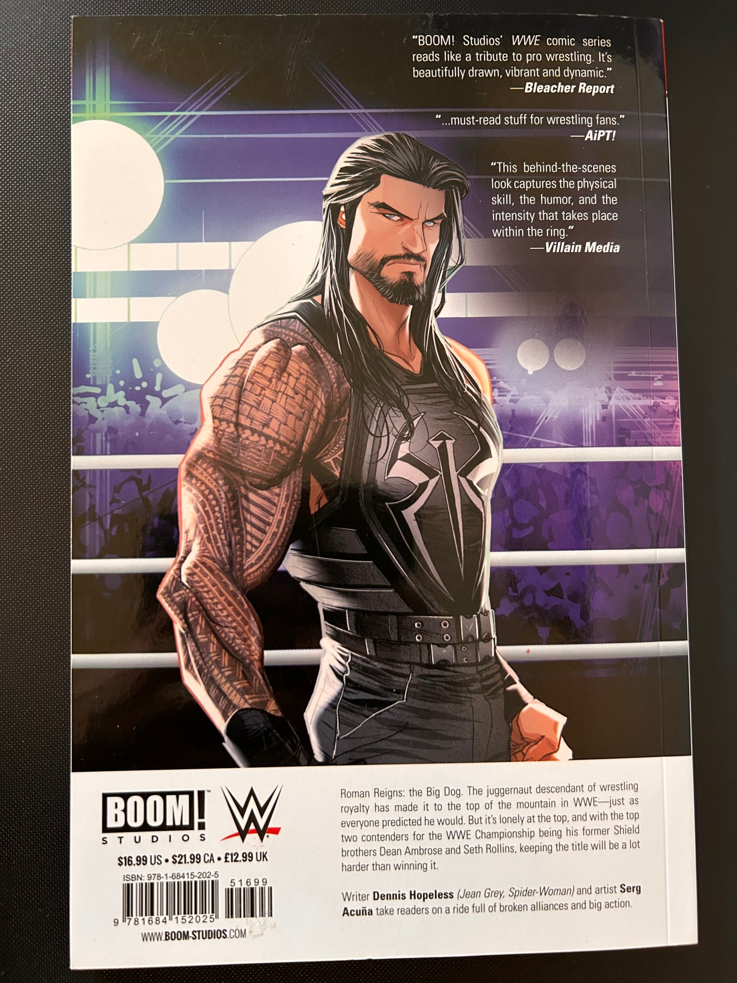 WWE Wrestling BOOM! Studios Roman Empire Volume 3 Graphic Novel