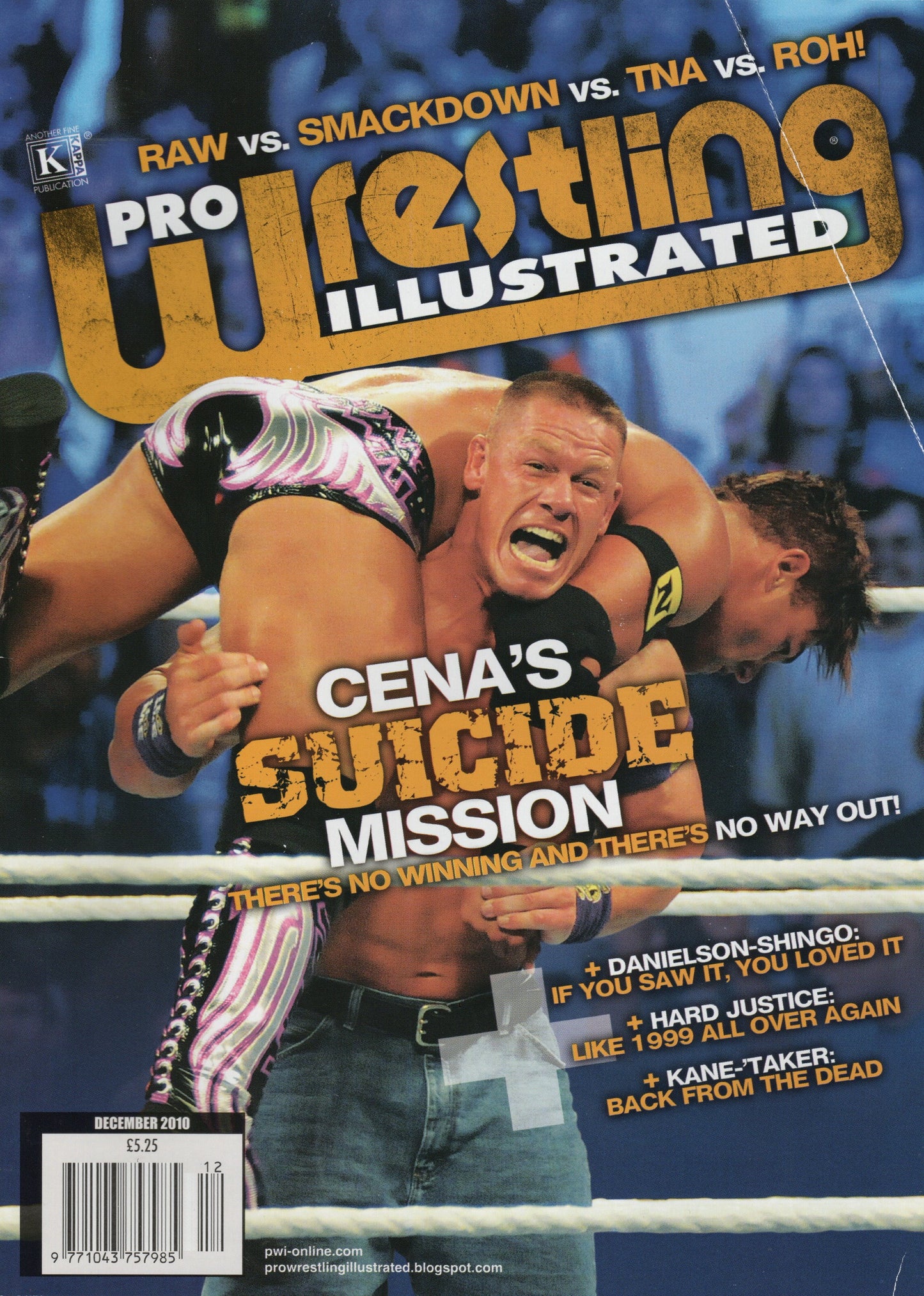 PWI Pro Wrestling Illustrated Magazine December 2010