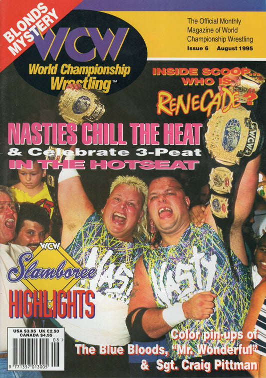 WCW Magazine August 1995 Issue 6