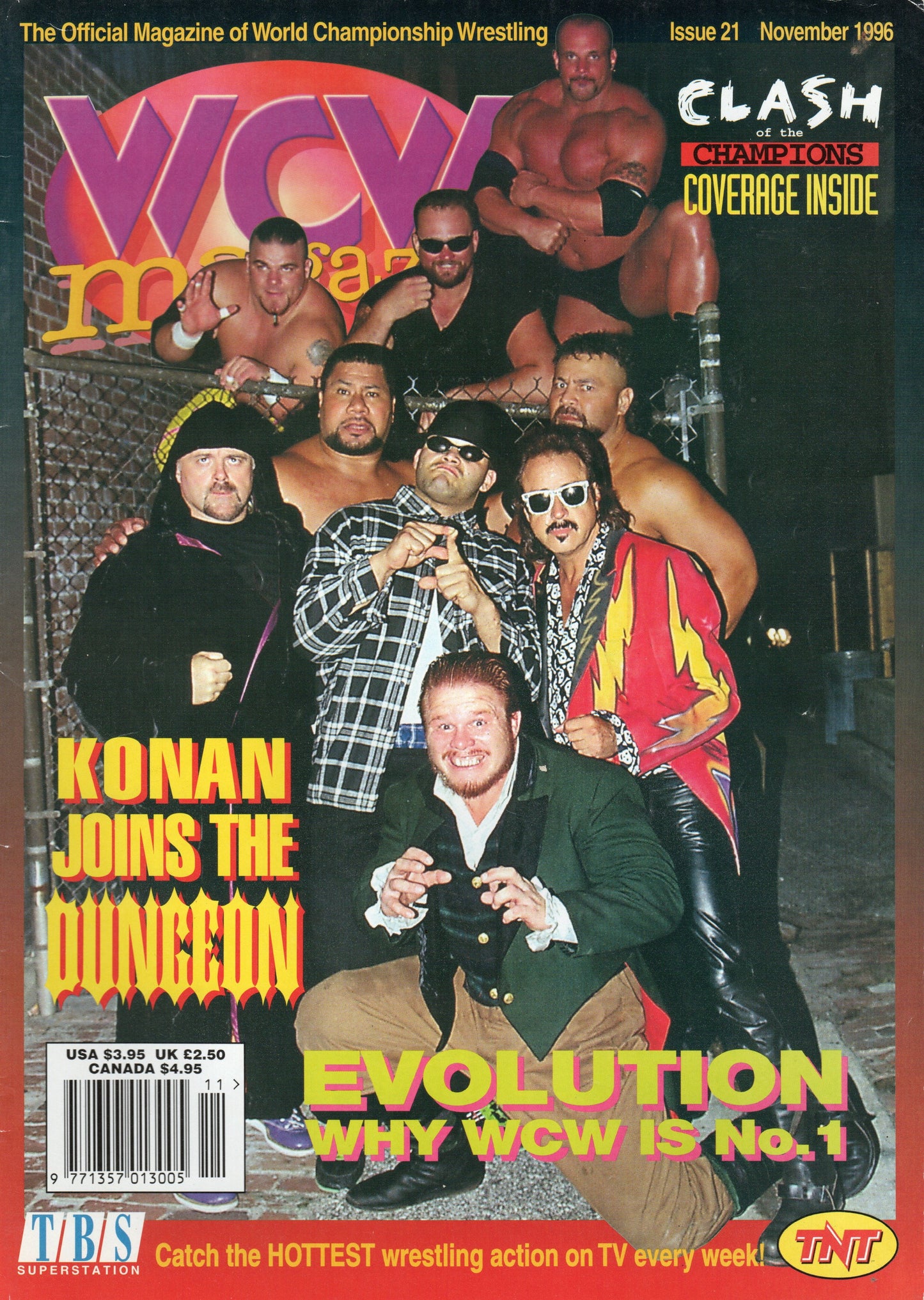 WCW Magazine November 1996 Issue 21