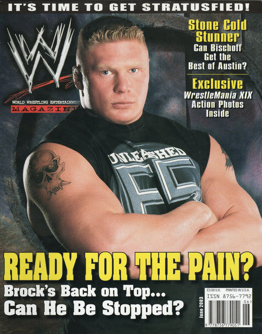 WWE Magazine June 2003