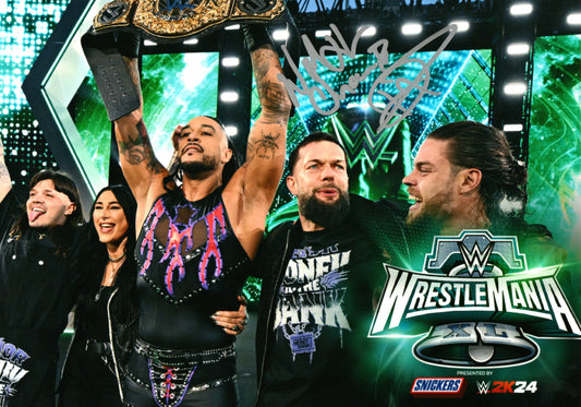 Damian Priest WWE Wrestlemania XL Signed Photo