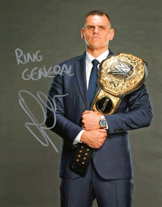 Gunther WWE Signed World Heavyweight Champion Photo