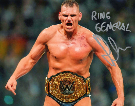 Gunther WWE Signed World Heavyweight Champion Photo