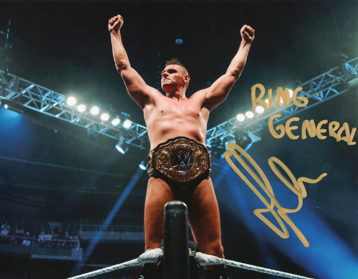 Gunther WWE Signed World Heavyweight Champion Photo