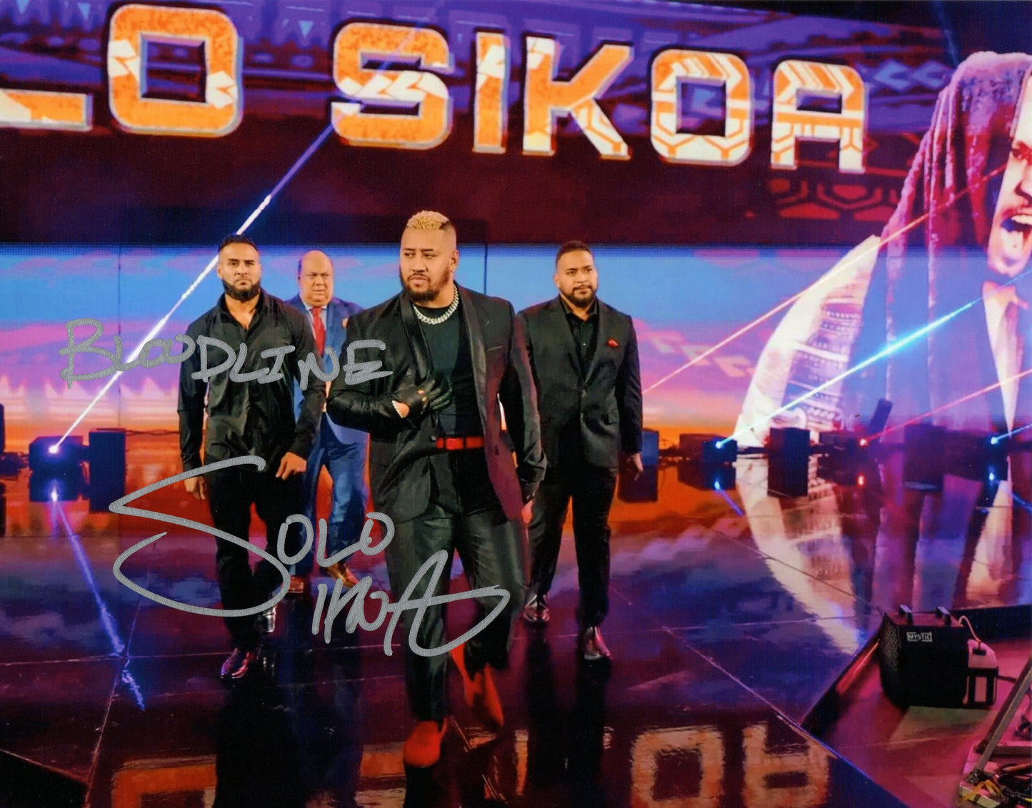 Solo Sikoa WWE Signed Photo
