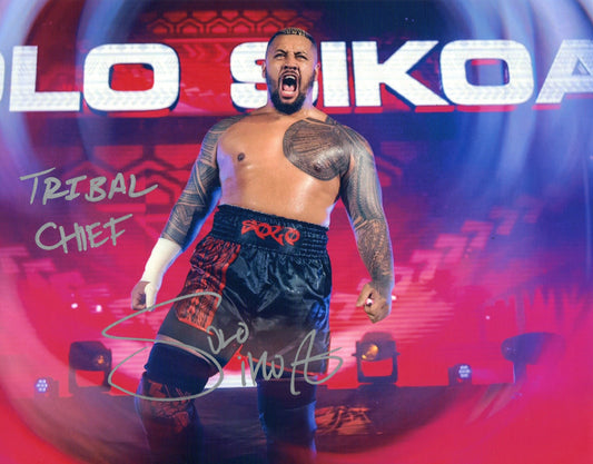 Solo Sikoa WWE Signed Photo