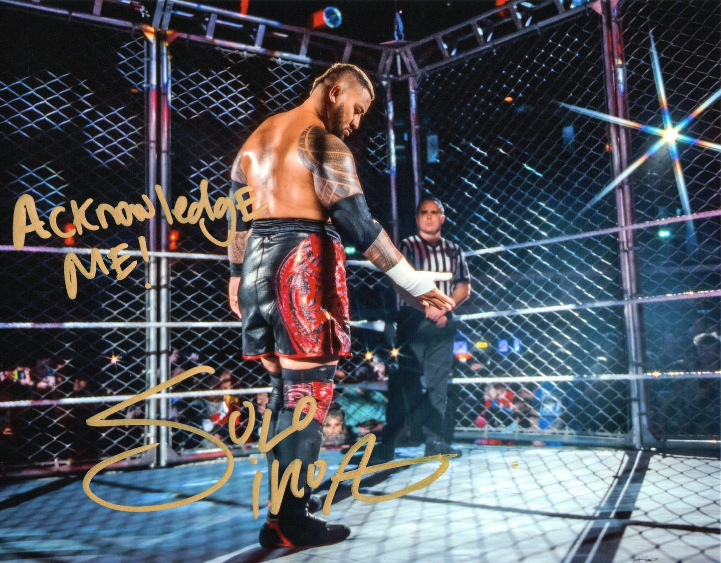 Solo Sikoa WWE Signed Photo