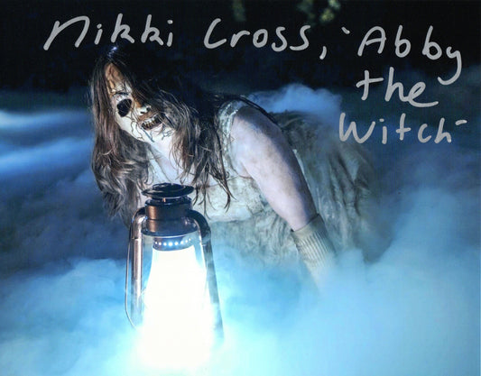 Nikki Cross Signed Abby The Witch WWE Photo