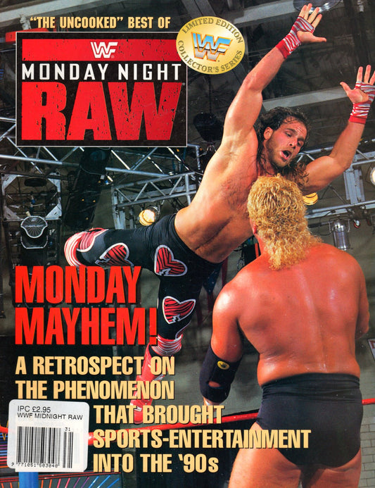 WWF The Best Of Monday Night Raw Magazine w/Poster