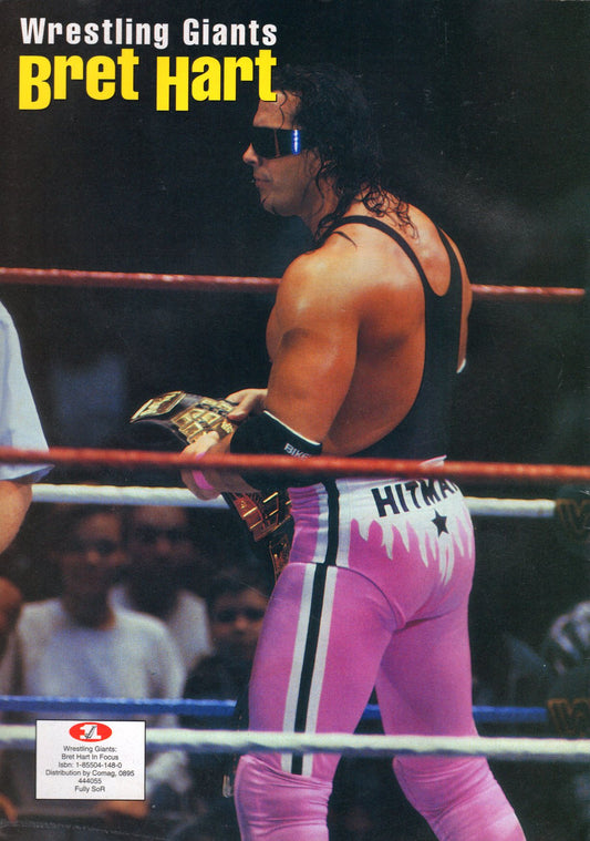 Wrestling Giants Bret Hart In-Focus Magazine 1993 with 2 Posters