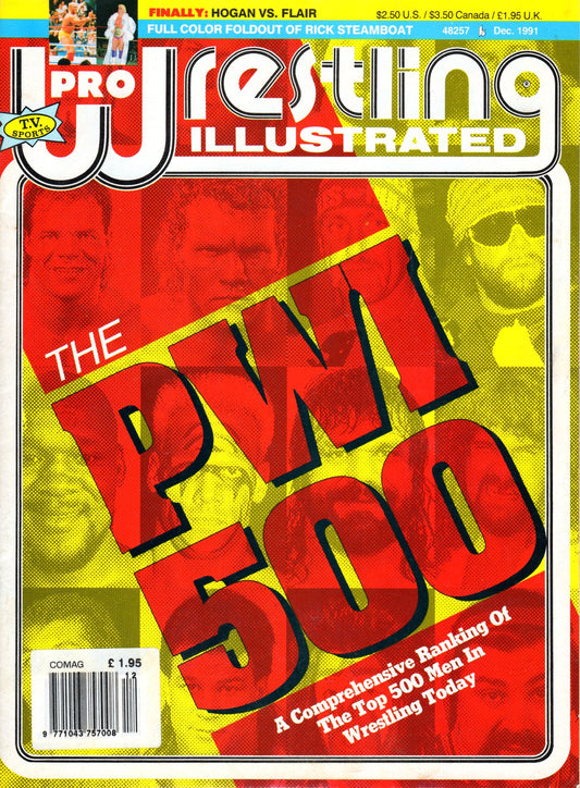 PWI Pro Wrestling Illustrated Magazine December 1991