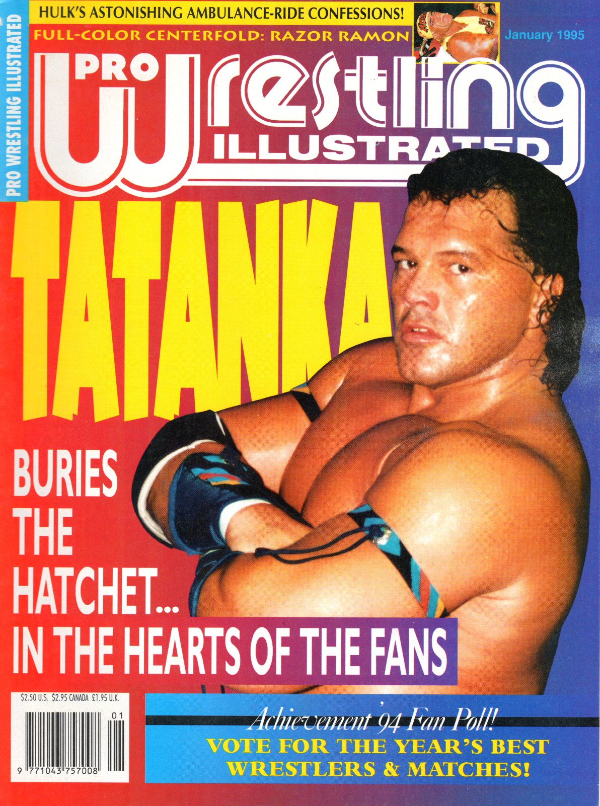 PWI Pro Wrestling Illustrated Magazine January 1995