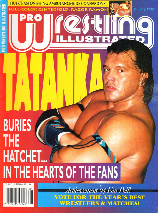 PWI Pro Wrestling Illustrated Magazine January 1995