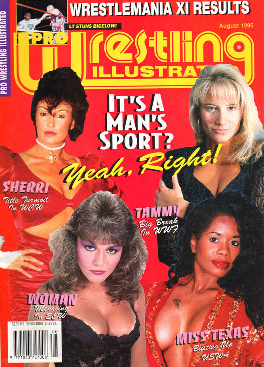 PWI Pro Wrestling Illustrated Magazine August 1995