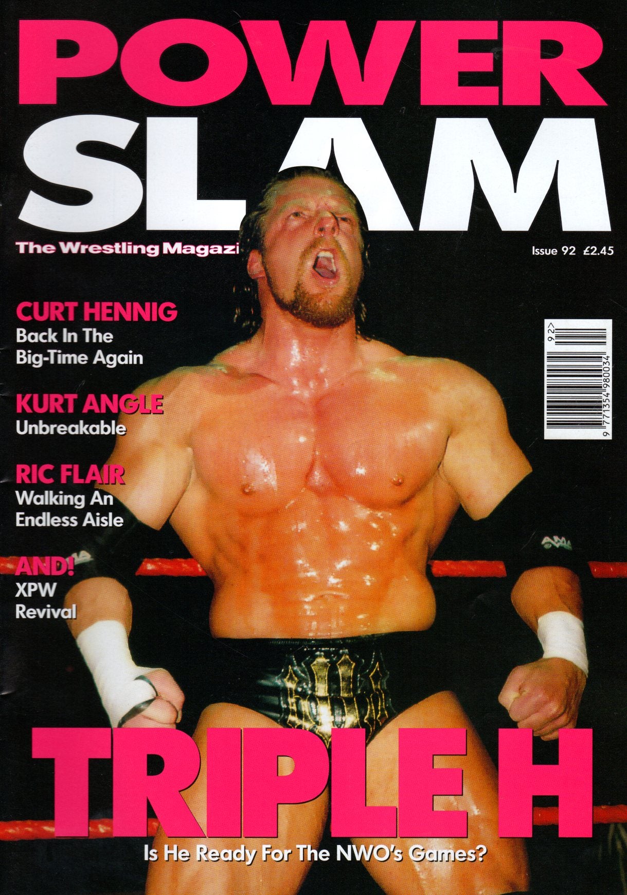 Power Slam Magazine March 2002 Issue 92