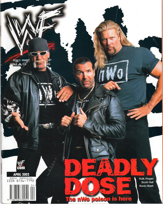 WWF Magazine April 2002 w/poster