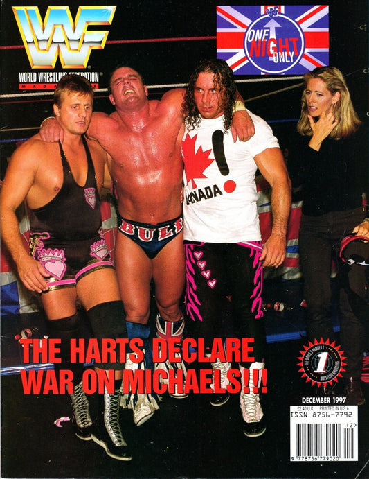 WWF Magazine December 1997 w/Poster