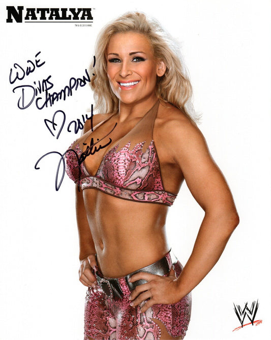 Natalya WWE/WWF Signed Wrestlemania XXIX Fan Axxess Promo Photo