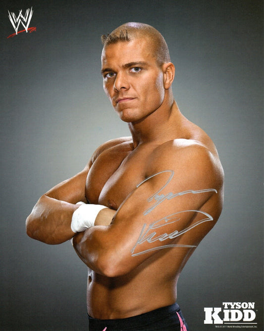 Tyson Kidd WWE/WWF Signed Promo Photo