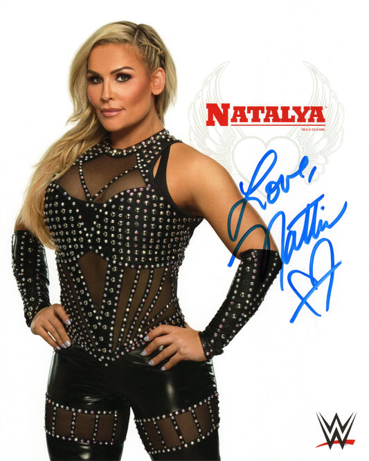Natalya WWE Signed Promo Photo