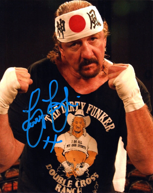 Terry Funk AJPW Signed Photo