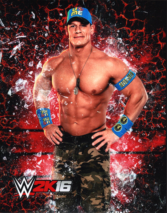 John Cena WWE 8x10" 2K16 Promo Photo