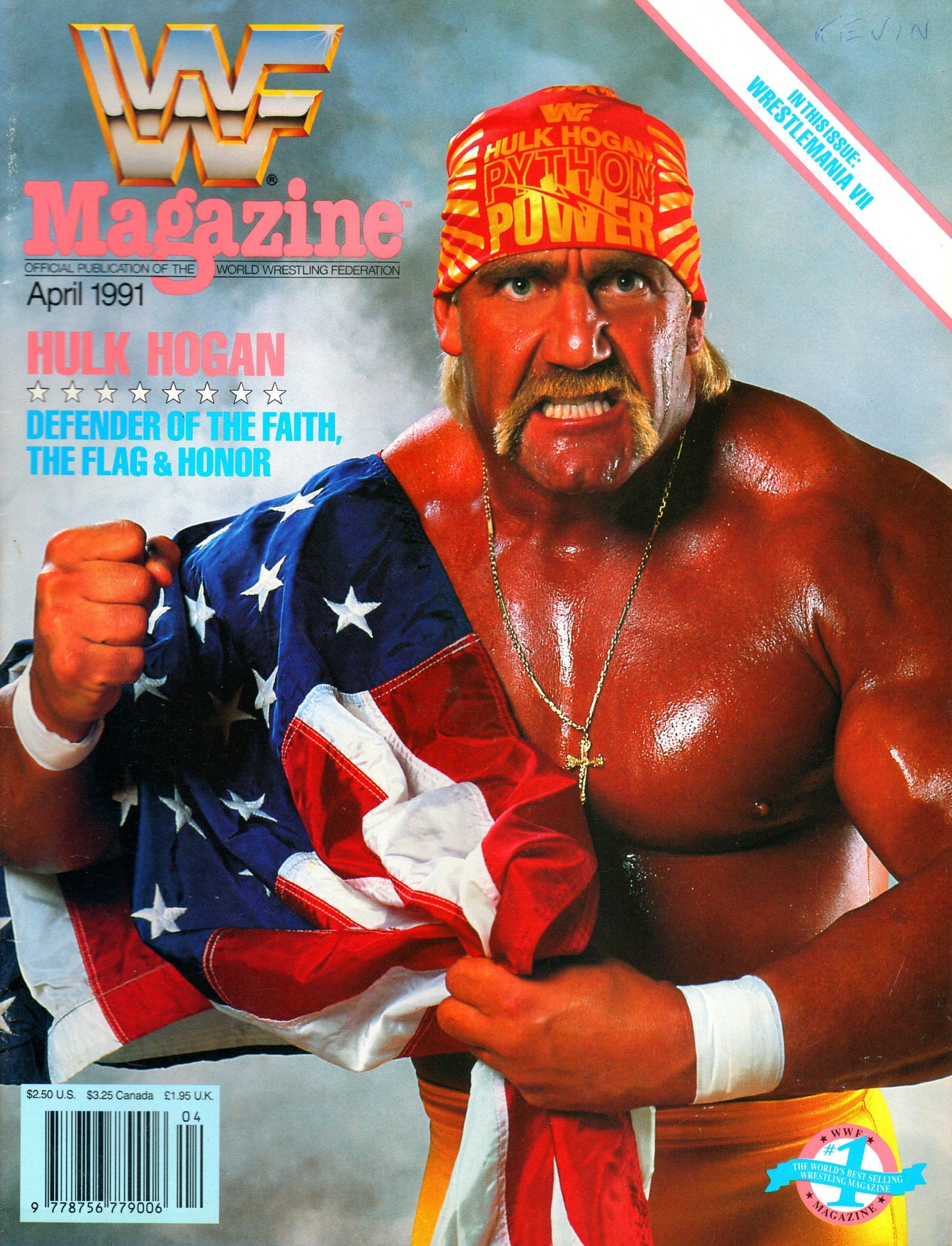 WWF Wrestling Magazine April 1991