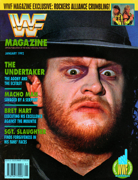 WWF Wrestling Magazine January 1992