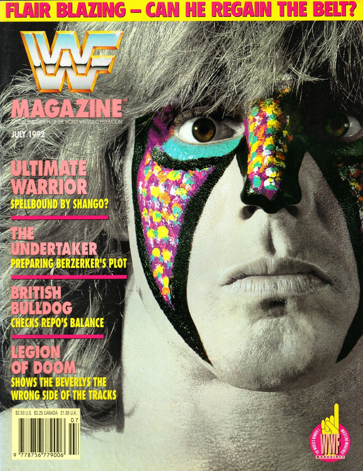 WWF Wrestling Magazine July 1992