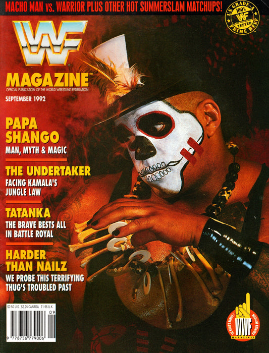 WWF Wrestling Magazine September 1992