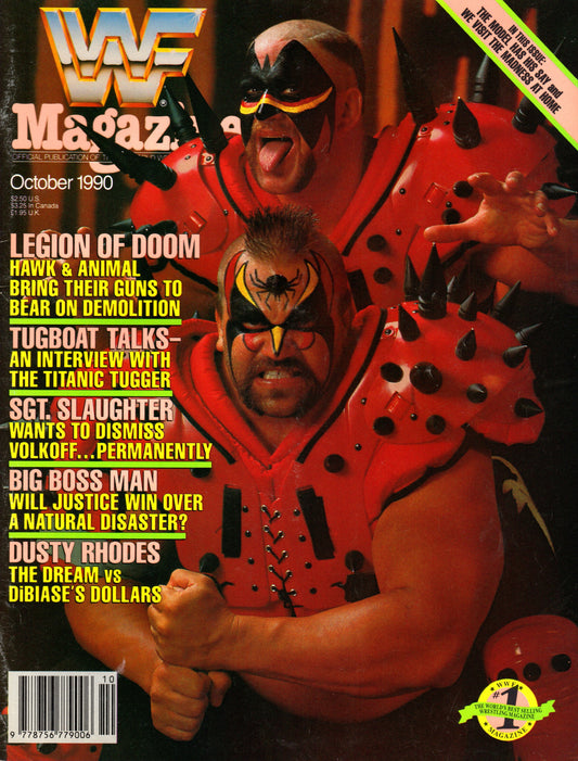 WWF Wrestling Magazine October 1990