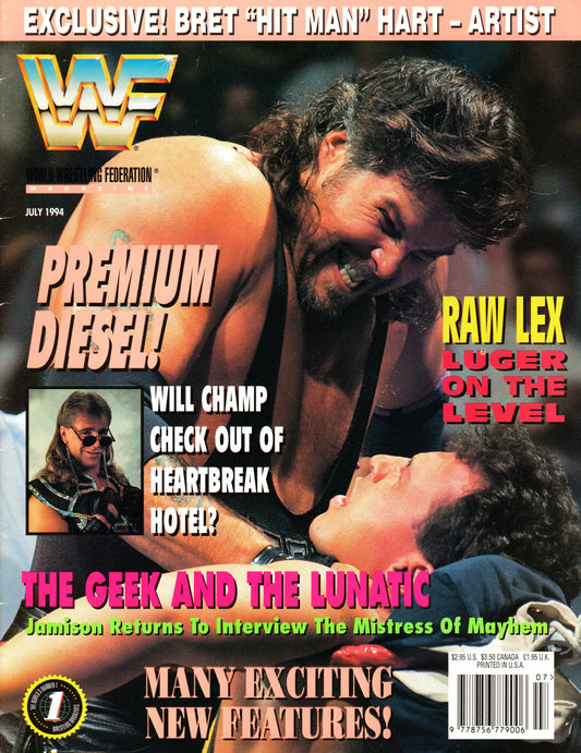 WWF Wrestling Magazine July 1994