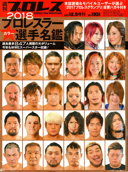 Japanese Professional Wrestling Magazine No.1931 2018