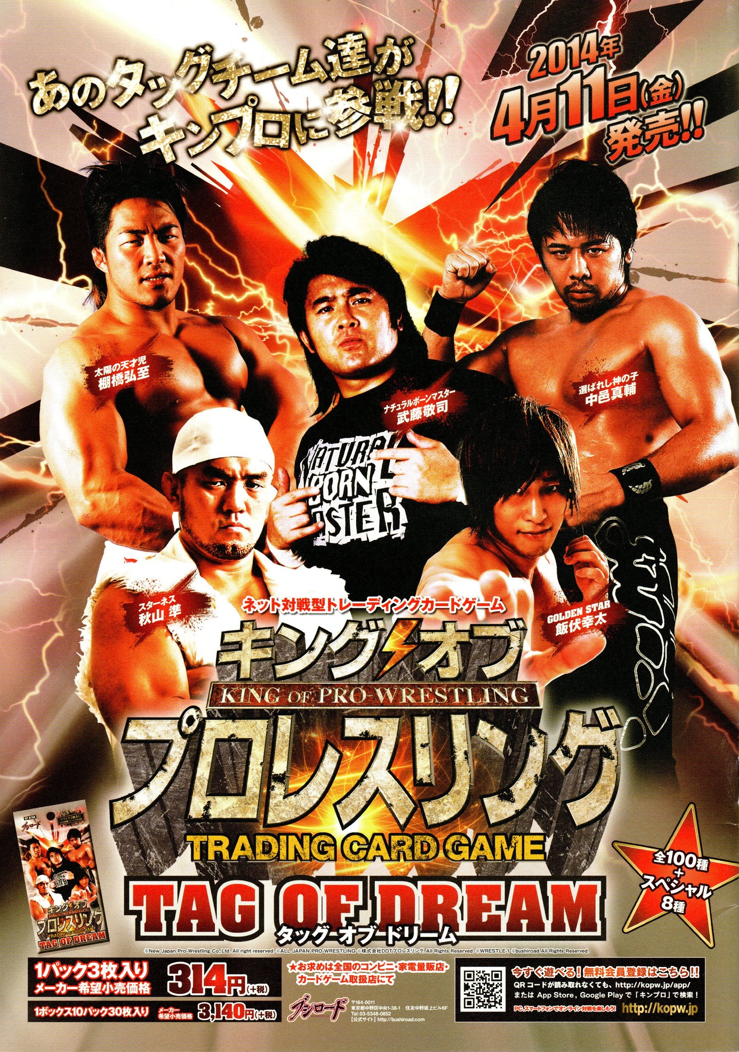 NJPW Japanese Professional Wrestling Invasion Attack 2014 Special Issue Magazine