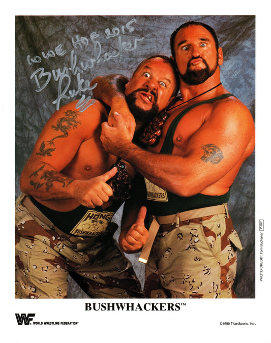 Bushwhacker Luke WWE/WWF Wrestling Signed Promo Photo P-267